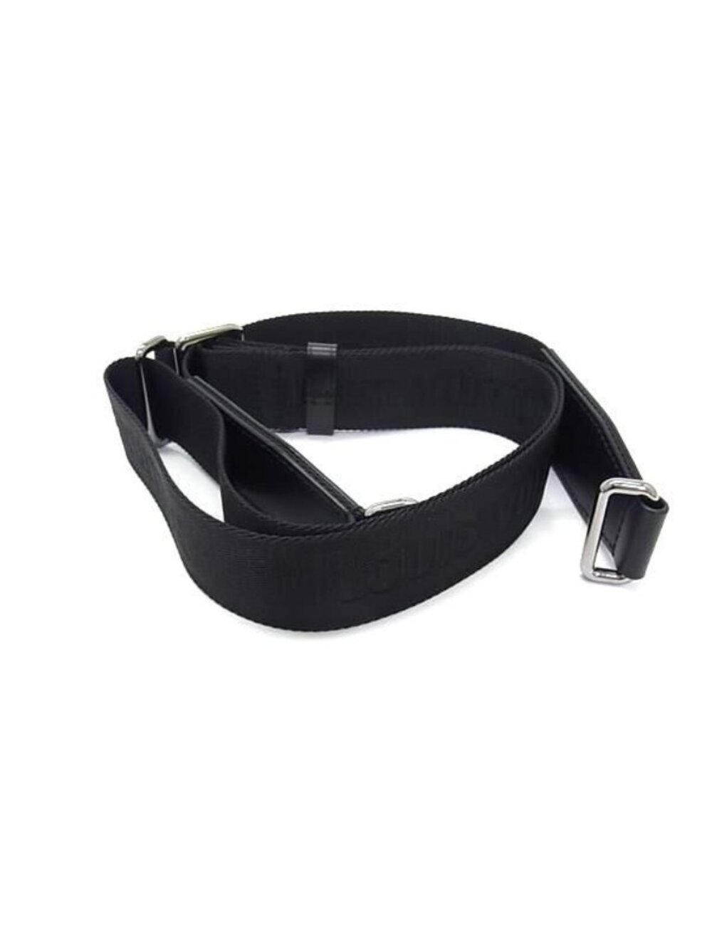 Louis Vuitton Nylon Bag Shoulder Strap Crossbody Black